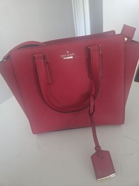 Kate Spade New York Red Leather Satchel